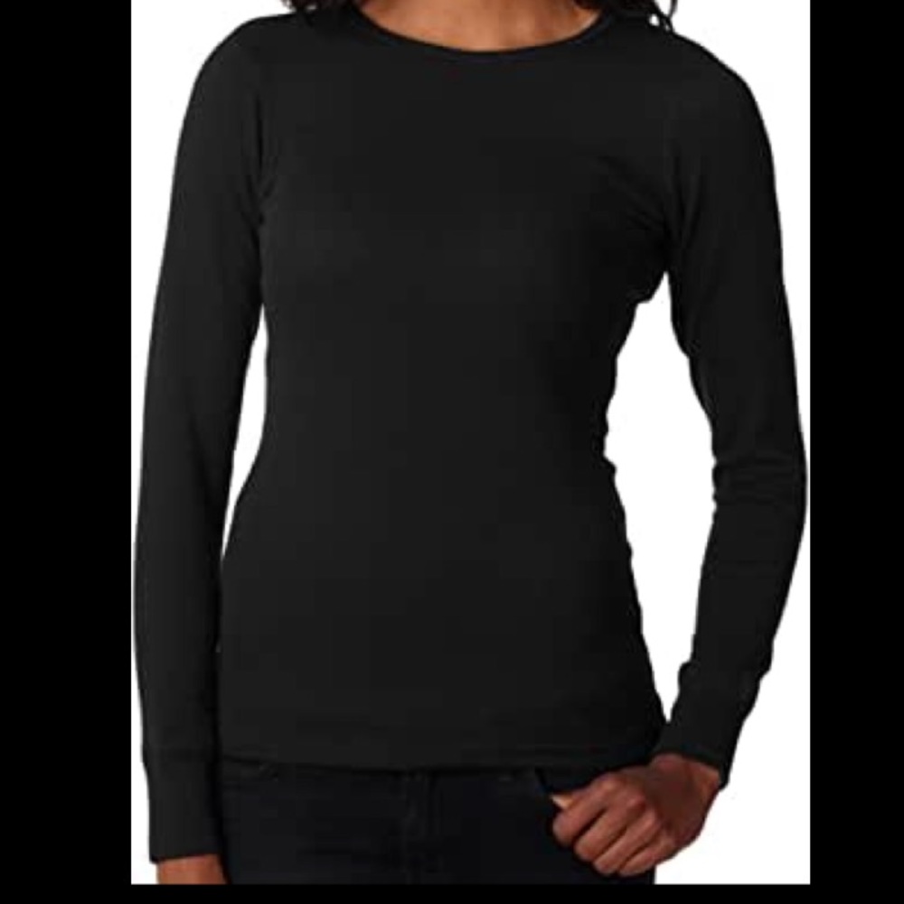 Next Level Black Thermal Long Sleeve FREE W/ ORDER